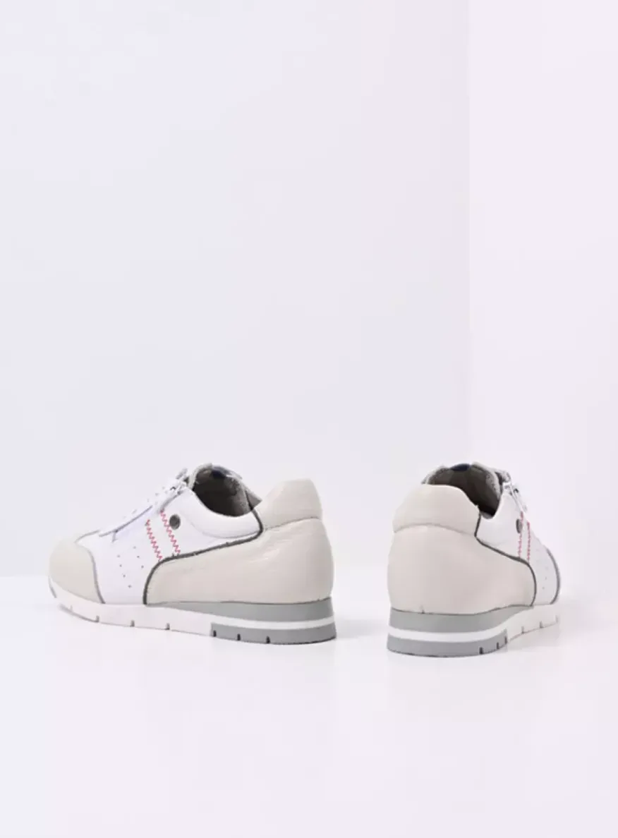 Yell XW - gebroken wit leer