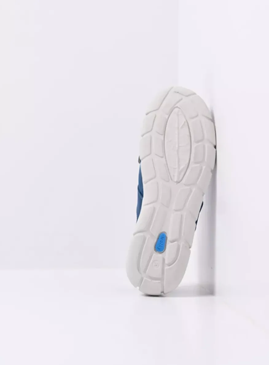 Yukon - blauw effectleer