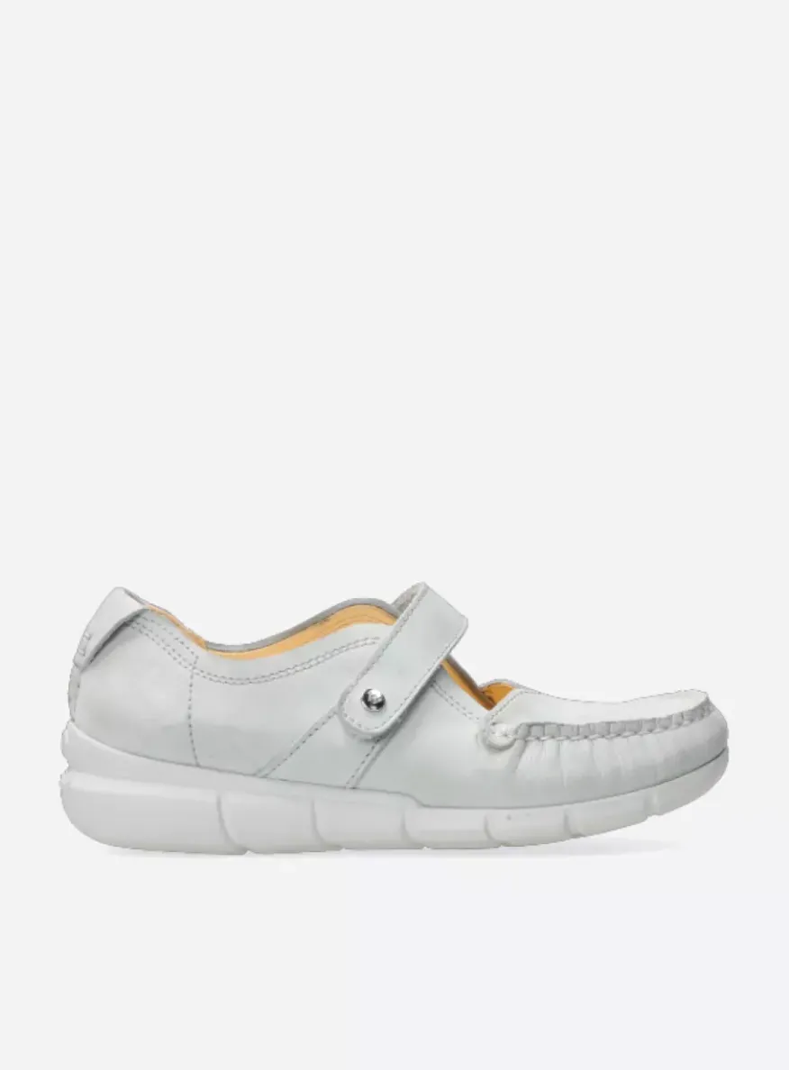 Yukon - gebroken wit effectleer