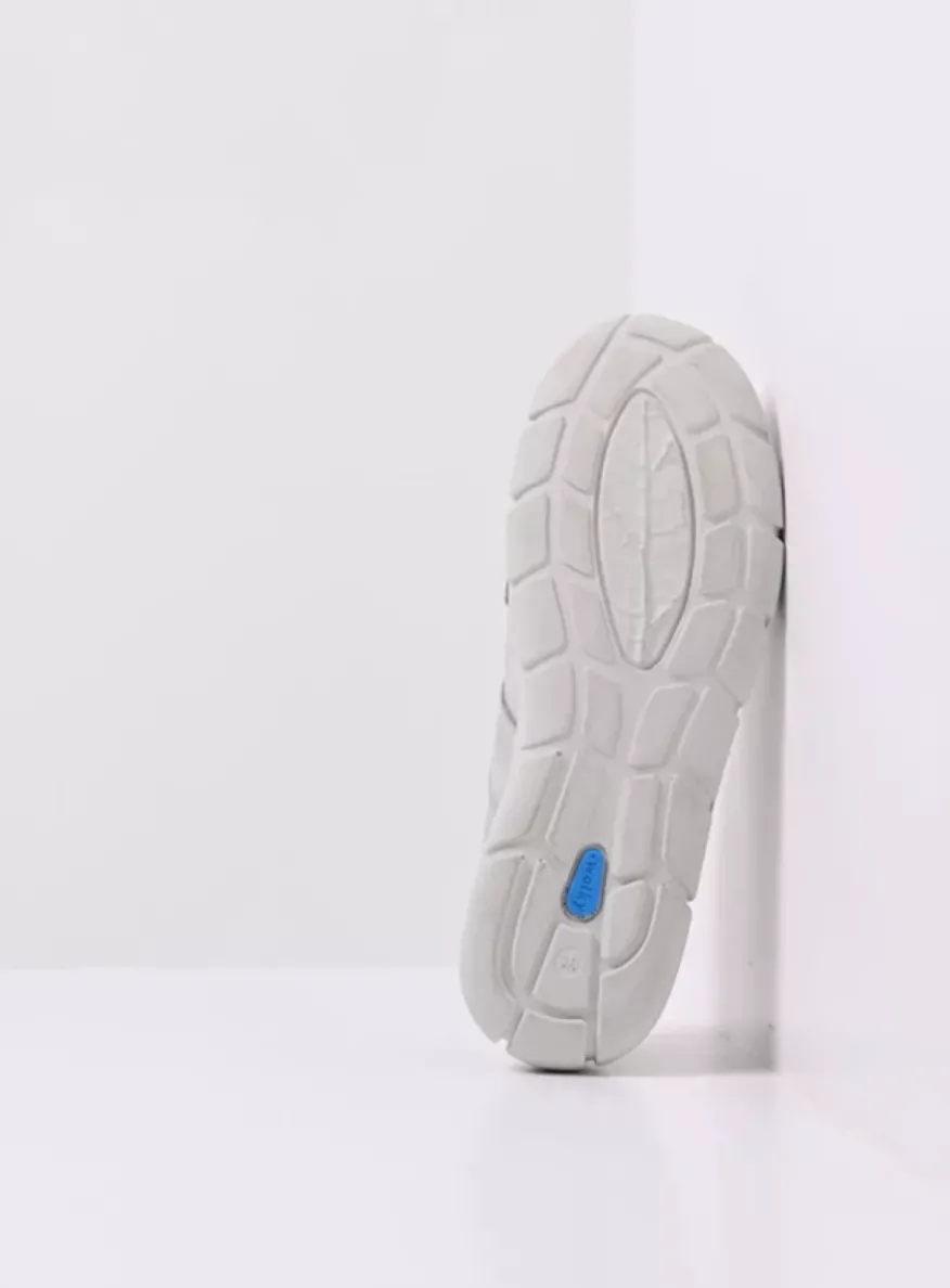 Yukon - gebroken wit effectleer