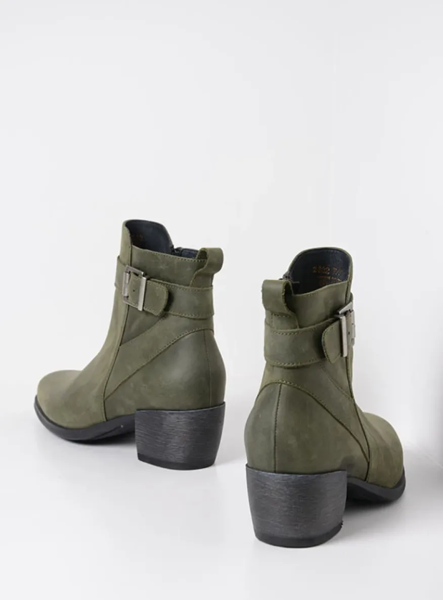 Zavalla HV - forestgroen nubuck