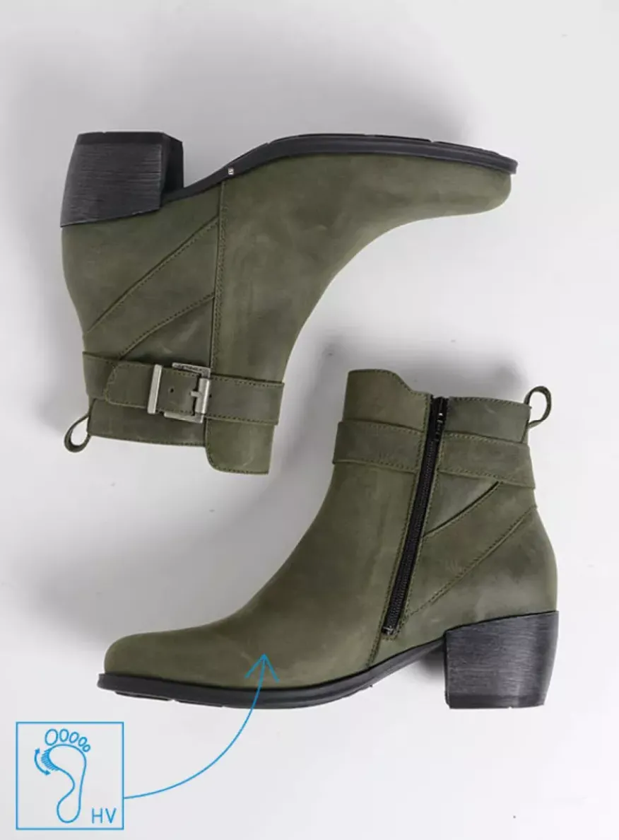 Zavalla HV - forestgroen nubuck